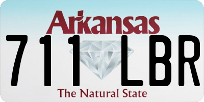 AR license plate 711LBR