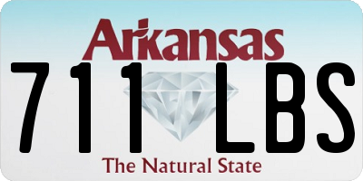 AR license plate 711LBS