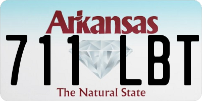 AR license plate 711LBT