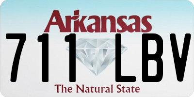 AR license plate 711LBV