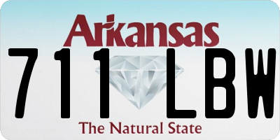 AR license plate 711LBW