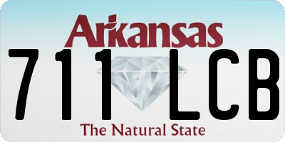 AR license plate 711LCB