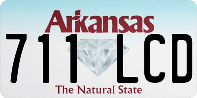 AR license plate 711LCD