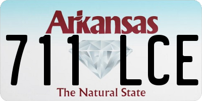 AR license plate 711LCE