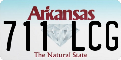 AR license plate 711LCG