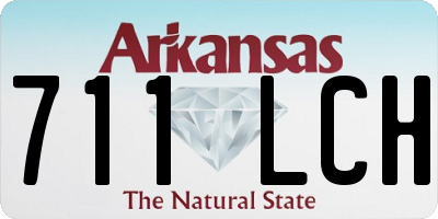 AR license plate 711LCH