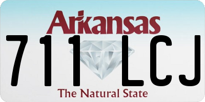 AR license plate 711LCJ