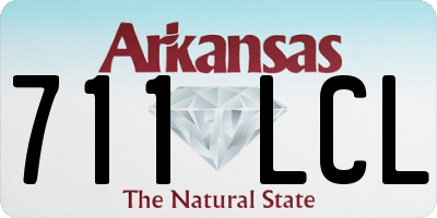 AR license plate 711LCL