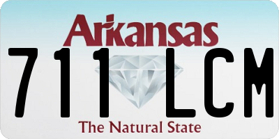 AR license plate 711LCM