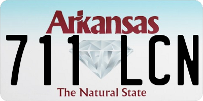 AR license plate 711LCN