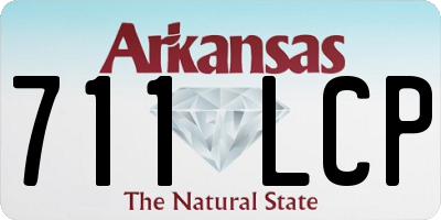AR license plate 711LCP