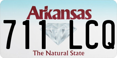 AR license plate 711LCQ