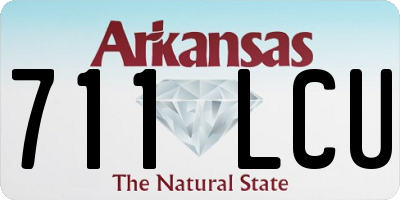 AR license plate 711LCU