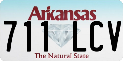 AR license plate 711LCV