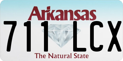 AR license plate 711LCX