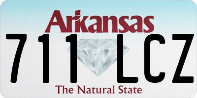 AR license plate 711LCZ