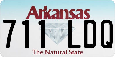 AR license plate 711LDQ