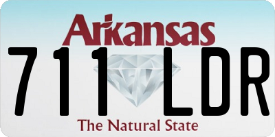 AR license plate 711LDR