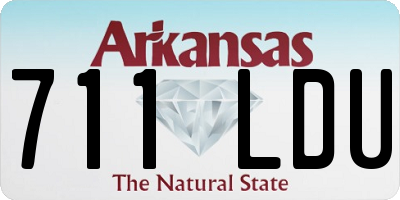 AR license plate 711LDU