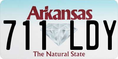 AR license plate 711LDY
