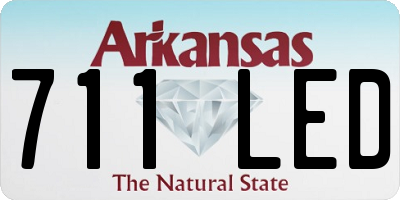 AR license plate 711LED