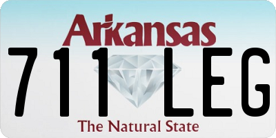 AR license plate 711LEG