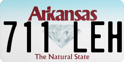 AR license plate 711LEH