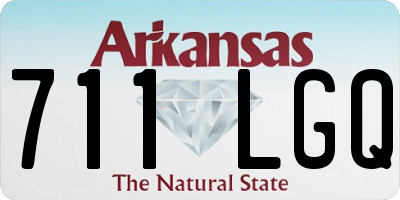 AR license plate 711LGQ