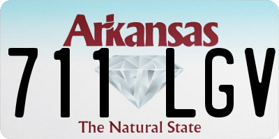 AR license plate 711LGV