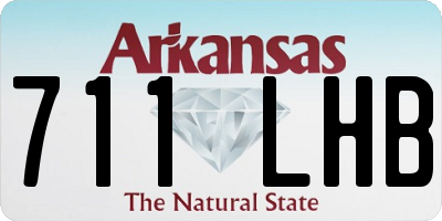 AR license plate 711LHB