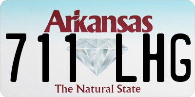 AR license plate 711LHG
