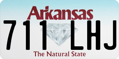 AR license plate 711LHJ
