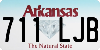 AR license plate 711LJB