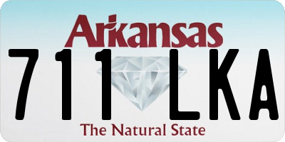 AR license plate 711LKA