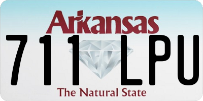 AR license plate 711LPU