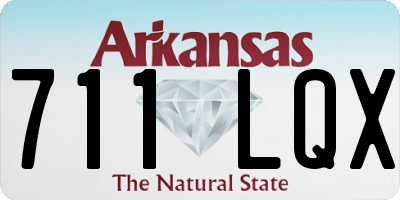 AR license plate 711LQX