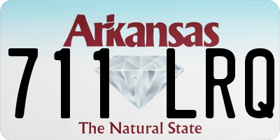 AR license plate 711LRQ