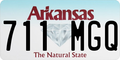 AR license plate 711MGQ
