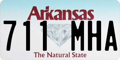 AR license plate 711MHA