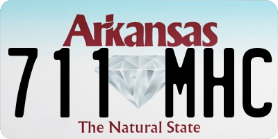 AR license plate 711MHC