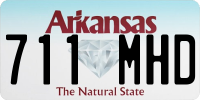 AR license plate 711MHD