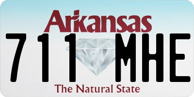AR license plate 711MHE
