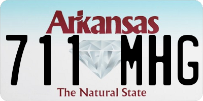 AR license plate 711MHG