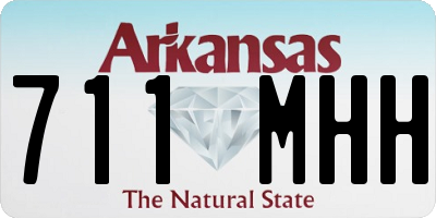 AR license plate 711MHH
