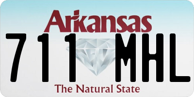 AR license plate 711MHL