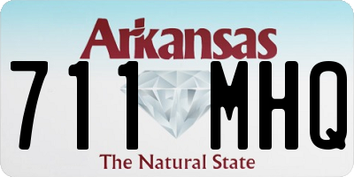 AR license plate 711MHQ