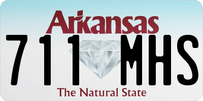 AR license plate 711MHS