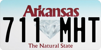 AR license plate 711MHT