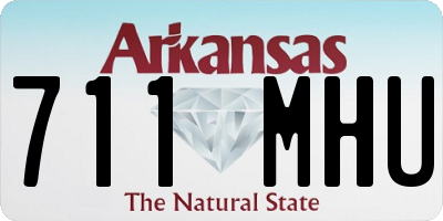 AR license plate 711MHU