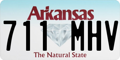 AR license plate 711MHV